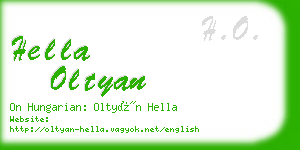 hella oltyan business card